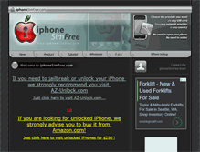 Tablet Screenshot of iphonesimfree.com